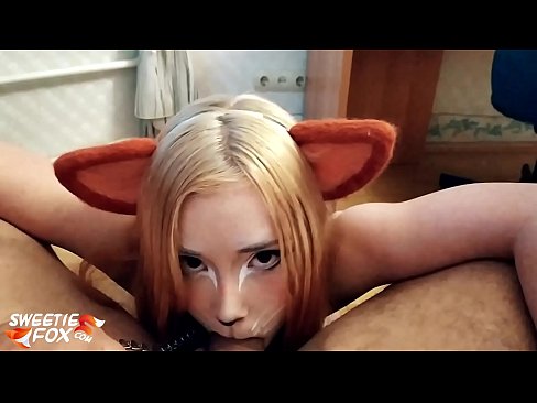 ❤️ Kitsune engole a piça e o esperma na boca ️❌ Porno em nós ️❤